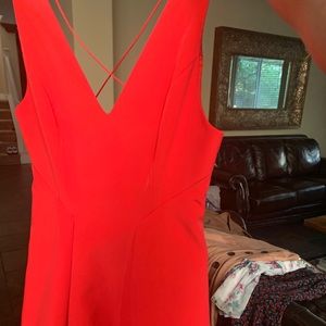 Top shop red dress